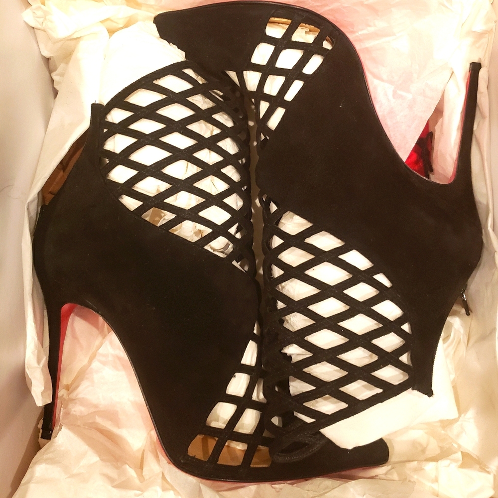 Christian louboutin booties